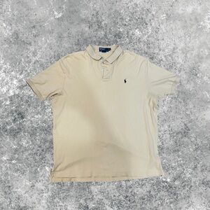 Ralph Lauren Cream Classic Polo Shirt